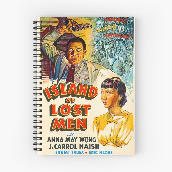 Artikelvorschau, Insel der verlorenen Männer – Vintage-Filmplakat entworfen und verkauft von Lukasphere.