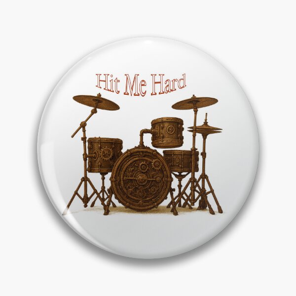 Item preview, Drum Kit Steam Punk designed and sold by Karen Harding Art and Illustration .