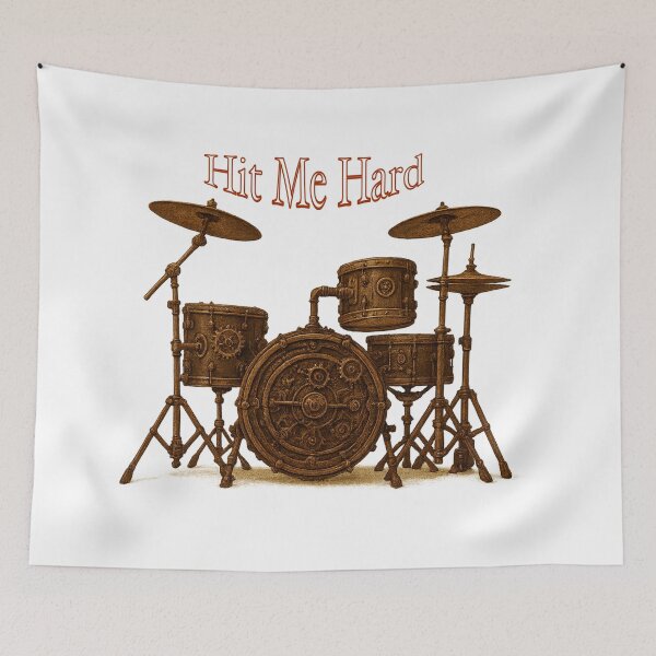 Item preview, Drum Kit Steam Punk designed and sold by Karen Harding Art and Illustration .