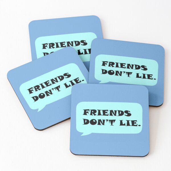 Item preview,  Inscription Friends Don't Lie designed and sold by You-zar-sif.