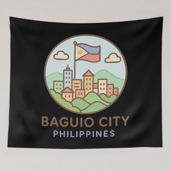 Item preview, Baguio City Philippines designed and sold by TomFrontierArt.
