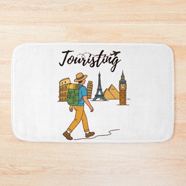 Item preview, Touristing – The Fun Side of Travel designed and sold by Nerdstronauta.