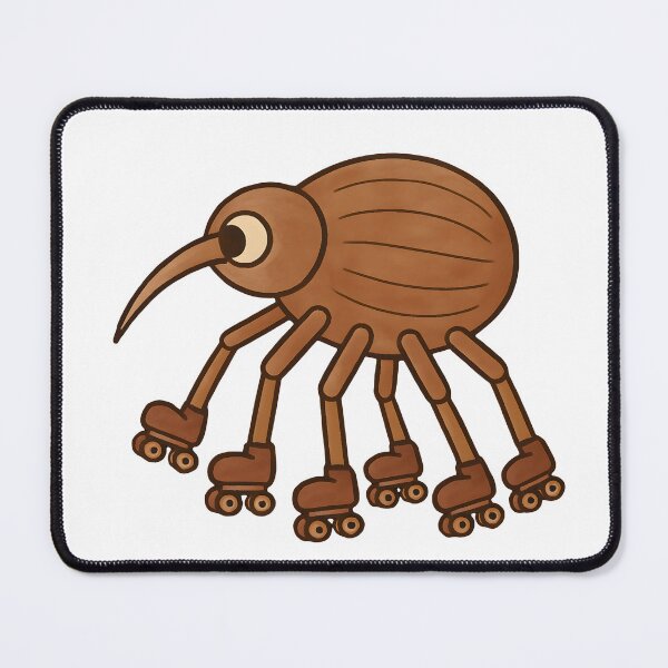Item preview, acorn weevil in roller skates designed and sold by Moon--ink.