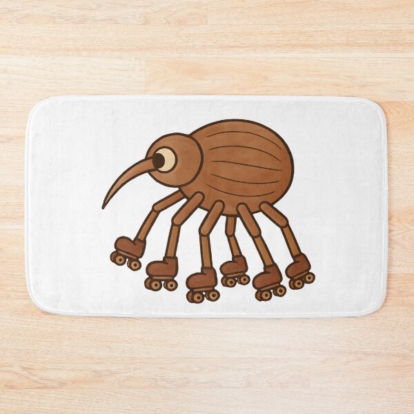 Item preview, acorn weevil in roller skates designed and sold by Moon--ink.