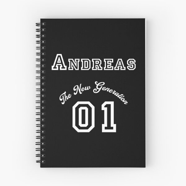 Item preview, First name Andreas - "The New Generation", White designed and sold by HA-Design-Kunst.