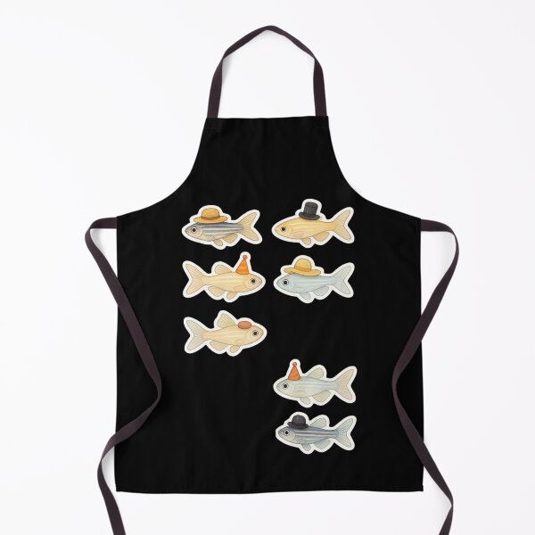 Item preview, Zebrafish with hats - cute designed and sold by DamioPolArt.