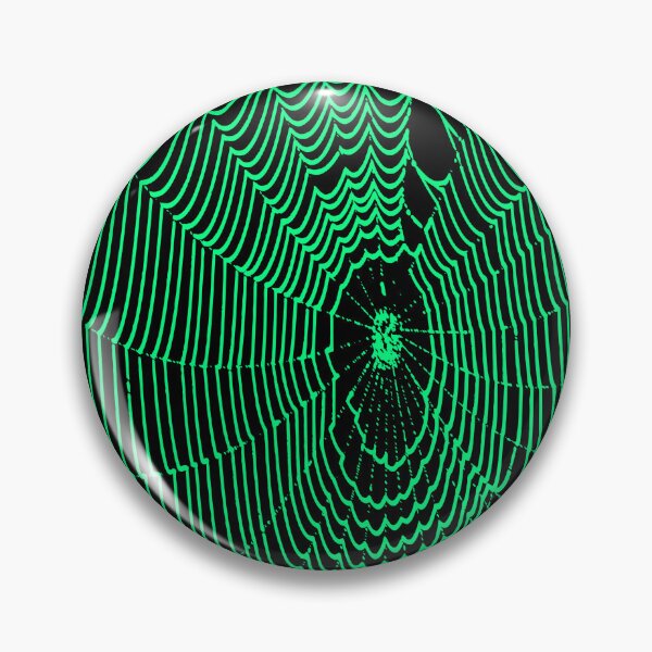 Item preview, Artistic Halloween Spider Cobweb Doodle In Turquoise designed and sold by taiche.