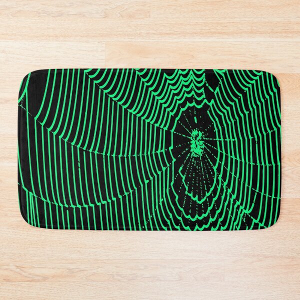 Item preview, Artistic Halloween Spider Cobweb Doodle In Turquoise designed and sold by taiche.
