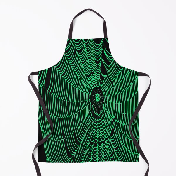 Item preview, Artistic Halloween Spider Cobweb Doodle In Turquoise designed and sold by taiche.