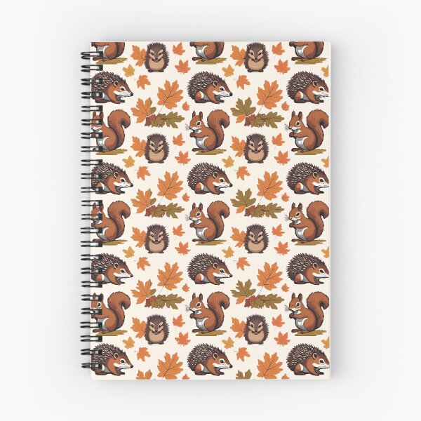 Item preview, Woodland Squirrels & Hedgehogs – Seamless Pattern designed and sold by Vibe Check Central.