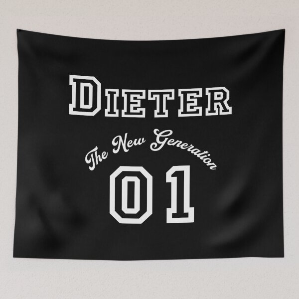 Item preview, First name Dieter - "The New Generation", White designed and sold by HA-Design-Kunst.