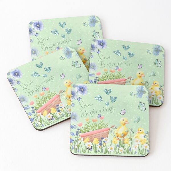 Item preview, New Beginnings, Bright, ducks - Welcoming Spring Blessings designed and sold by The Courtesan Boutique.