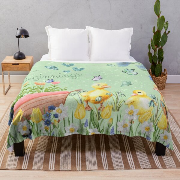 Item preview, New Beginnings, Bright, ducks - Welcoming Spring Blessings designed and sold by The Courtesan Boutique.