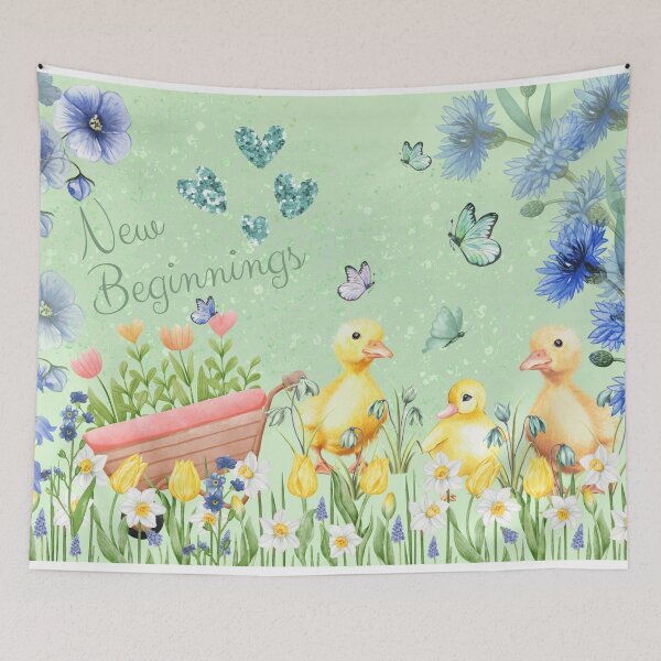 Item preview, New Beginnings, Bright, ducks - Welcoming Spring Blessings designed and sold by The Courtesan Boutique.