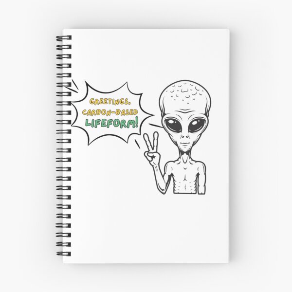 Item preview, Hello, Human – Funny Alien Greeting designed and sold by Nerdstronauta.