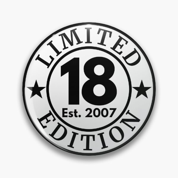 Item preview, Limited 18 Years 2007 Vintage 18th Birthday Celebration Design designed and sold by highflycrafts.