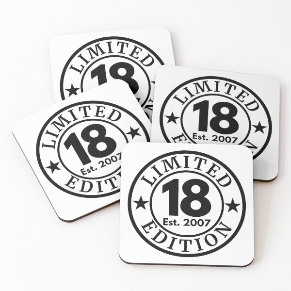 Item preview, Limited 18 Years 2007 Vintage 18th Birthday Celebration Design designed and sold by highflycrafts.