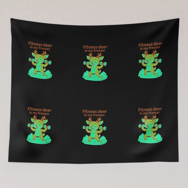 Item preview, fitness deer in my freezer designed and sold by TrendsLook.