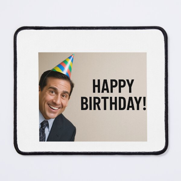 Item preview, Michael Scott the office birthday funny prank meme gift weird designed and sold by CheeseBlueprint.