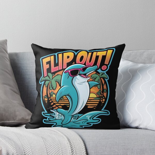 Item preview, Diseño de playa de verano con delfines abatibles designed and sold by A-jackson.