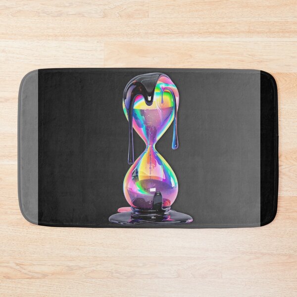 Item preview, Neon Liquid Hourglass- Surreal Dripping Sand Art designed and sold by WHITE FLAME PRINTS.