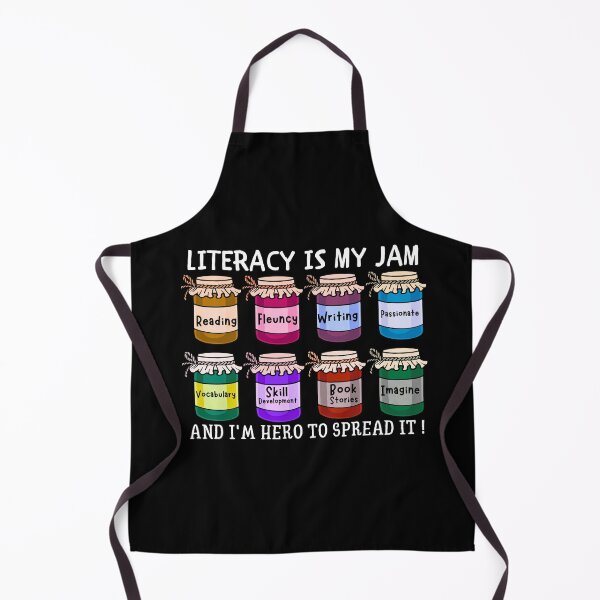 Item preview, Motivation quote literacy is my jam and I'm hero to spread it! designed and sold by Adventure paradise ⭐⭐⭐⭐⭐.