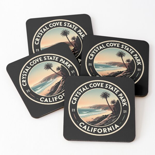 Item preview, Crystal Cove State Park - California designed and sold by GoodOldVintage.