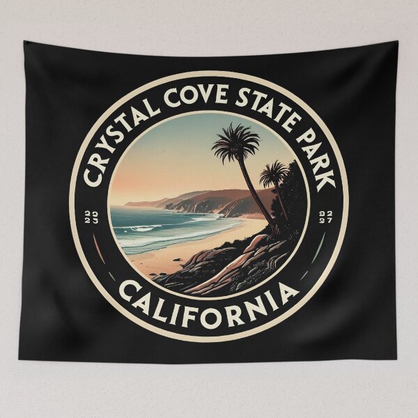 Item preview, Crystal Cove State Park - California designed and sold by GoodOldVintage.