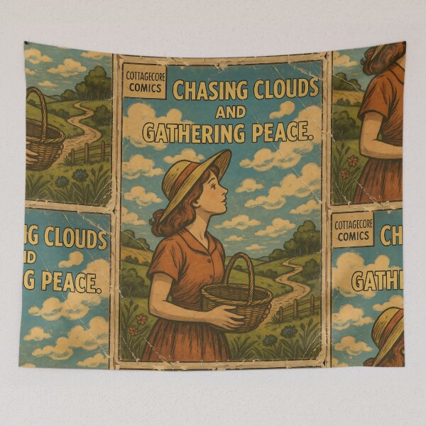 Item preview, Cottagecore Aesthetic: Chasing Clouds, Gathering Peace designed and sold by bapupa.