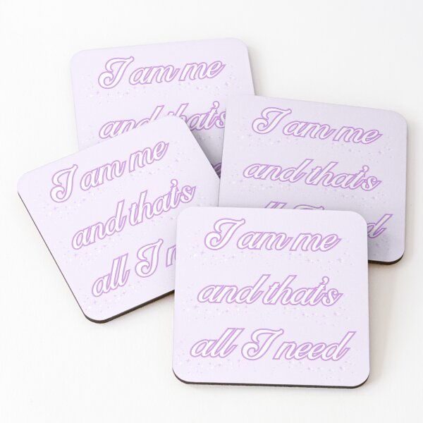 Item preview, I am me (lilac) designed and sold by DiscoBallDesigns.