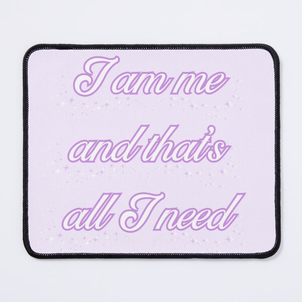 Item preview, I am me (lilac) designed and sold by DiscoBallDesigns.