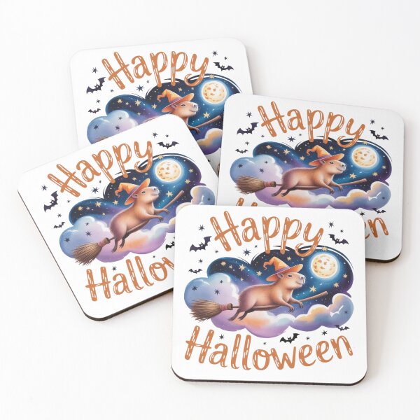 Item preview, Happy Halloween Capybara designed and sold by Blue Piece Desing.