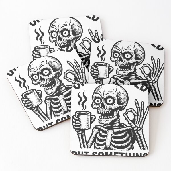 Item preview, Undiagnosed Coffee Skeleton designed and sold by A-jackson.