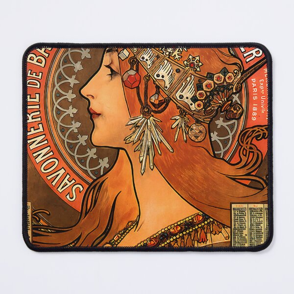 Item preview, Savonnerie de Bagnolet – Alfons Mucha (1897) designed and sold by Lukasphere.