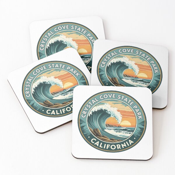 Item preview, Crystal Cove State Park - California designed and sold by GoodOldVintage.