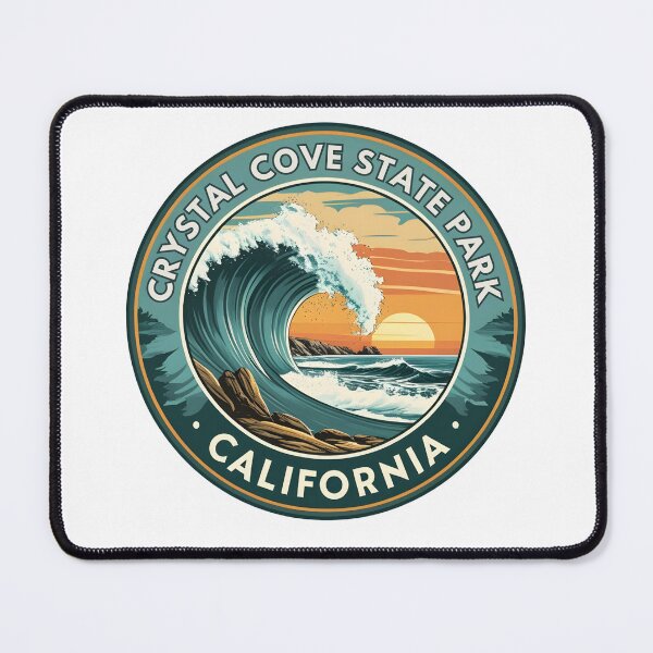 Item preview, Crystal Cove State Park - California designed and sold by GoodOldVintage.