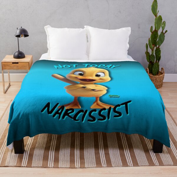 Artikelvorschau, Nicht heute Narzisst™ Ente | Fettes Mental Health Statement T-Shirt entworfen und verkauft von WHITE FLAME PRINTS.