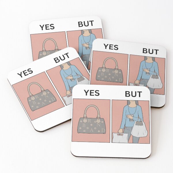 Item preview, Yes But Brand Handbags Version - Thanksgiving, Christmas And Birthday Party Gift Ideas for Memes Lovers and Fans designed and sold by Memeing Everything.