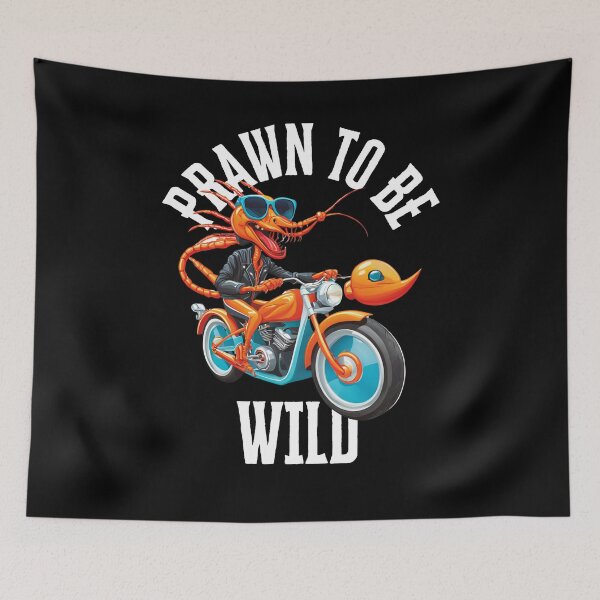 Item preview, Prawn to be wild motorcycle designed and sold by sydney-syder.