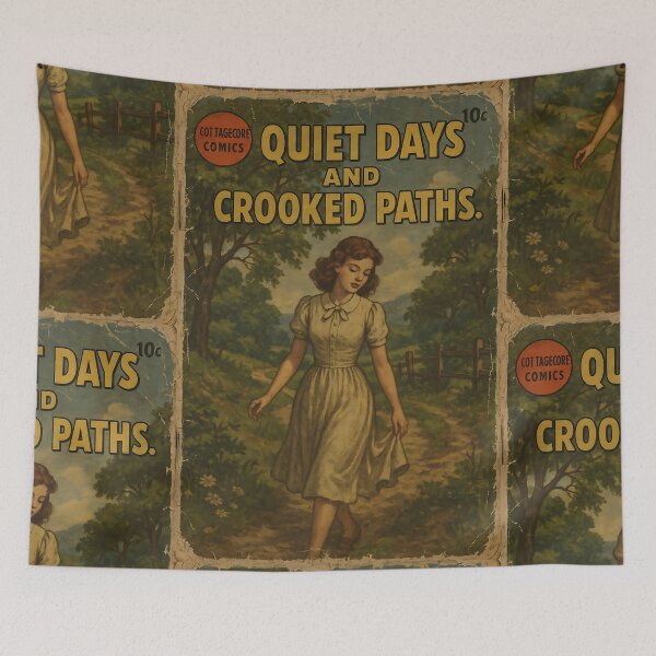 Item preview, Cottagecore Aesthetic: Quiet days and crooked paths designed and sold by bapupa.