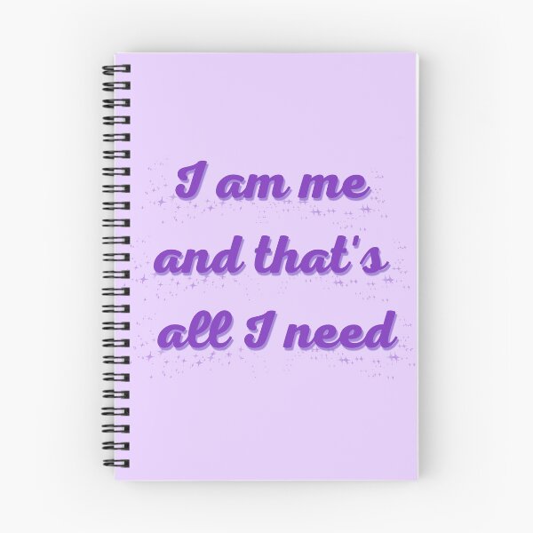 Item preview, I am me (purple) designed and sold by DiscoBallDesigns.