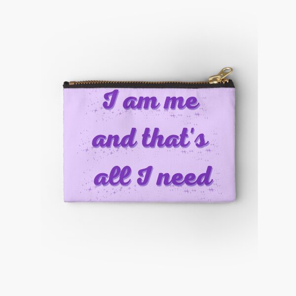 Item preview, I am me (purple) designed and sold by DiscoBallDesigns.
