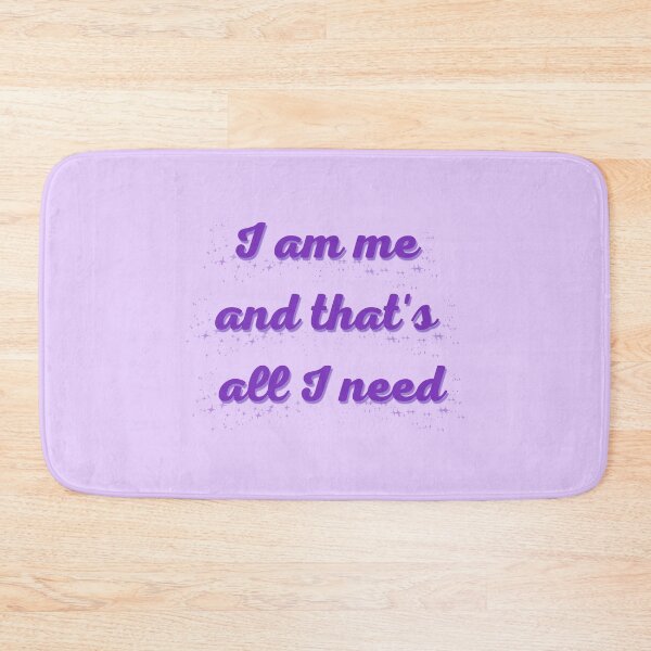 Item preview, I am me (purple) designed and sold by DiscoBallDesigns.