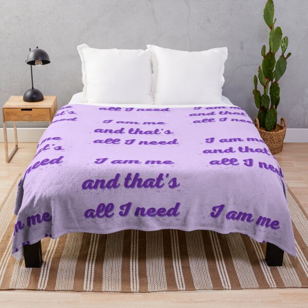 Item preview, I am me (purple) designed and sold by DiscoBallDesigns.