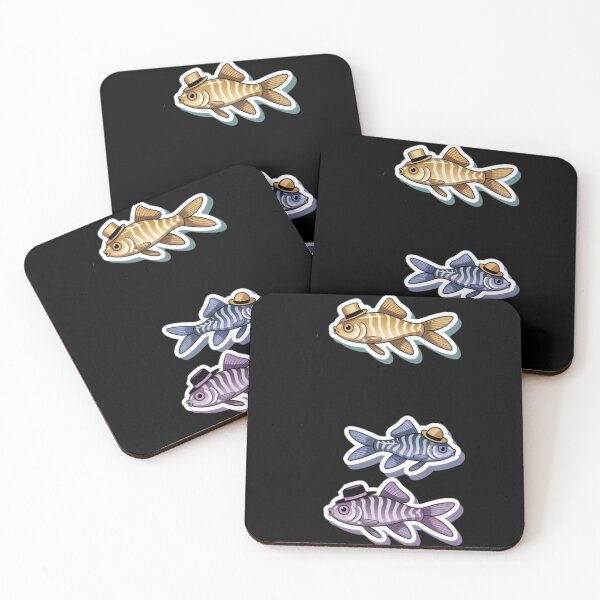 Item preview, Zebrafish with hats - cute animal designed and sold by DamioPolArt.