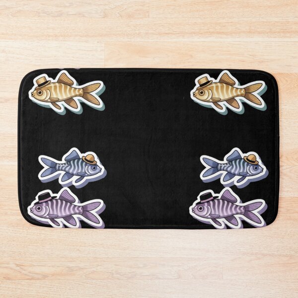 Item preview, Zebrafish with hats - cute animal designed and sold by DamioPolArt.