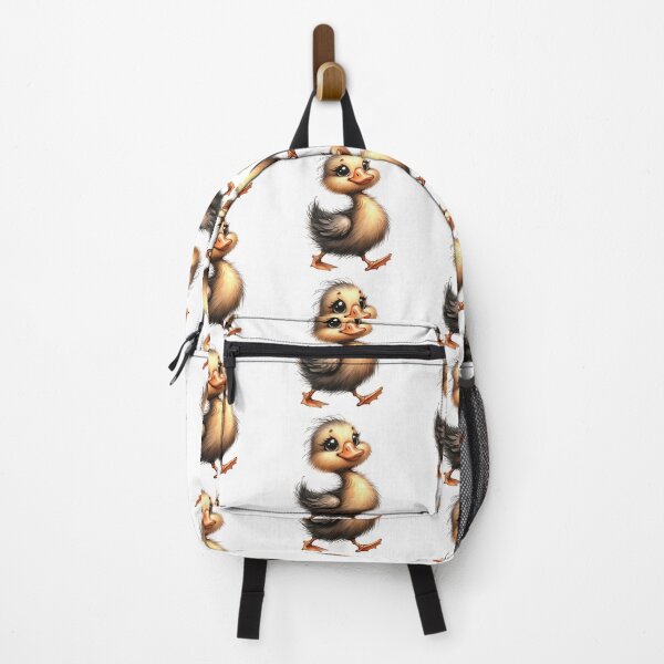 Item preview, Whimsical STRUTTIN' BABY DUCK – Surreal Farm Animal Art designed and sold by WHITE FLAME PRINTS.