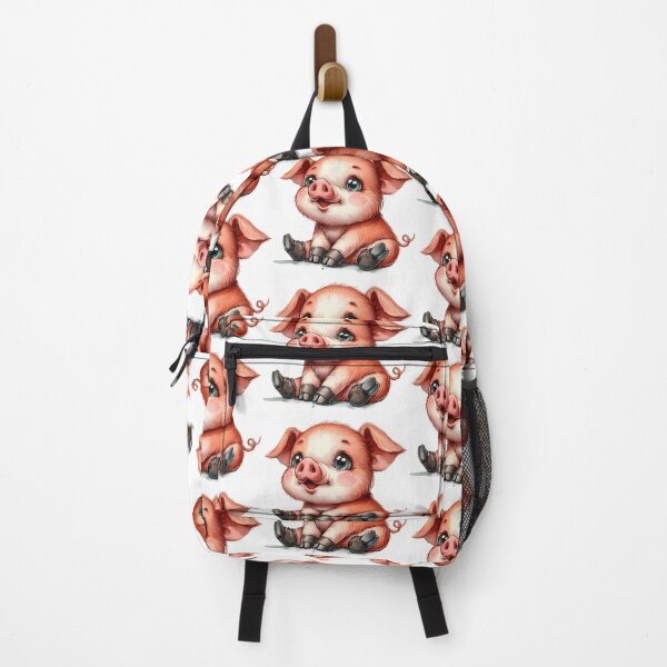 Item preview, Whimsical BABY PIG – Surreal Farm Animal Art designed and sold by WHITE FLAME PRINTS.