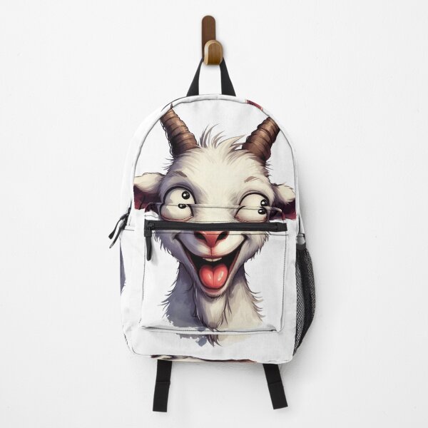 Item preview, Whimsical Goat with Attitude – Surreal Farm Animal Art designed and sold by WHITE FLAME PRINTS.
