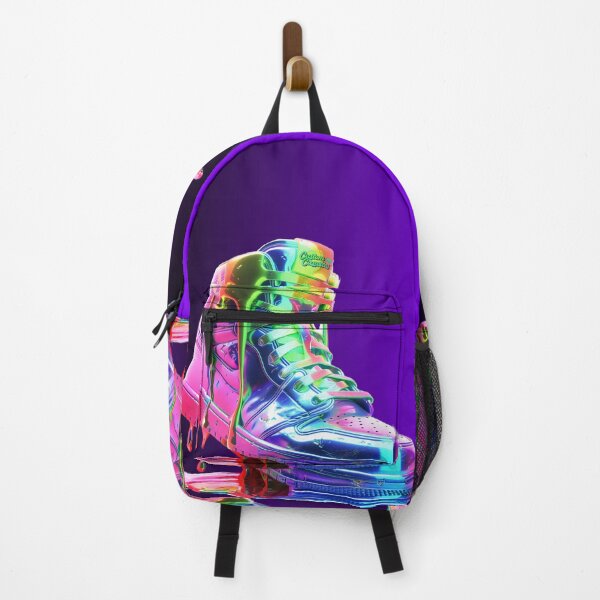 Item preview, Custom Cassettes™ Neon Drip Sneakers – Surreal Streetwear Pop Art designed and sold by WHITE FLAME PRINTS.